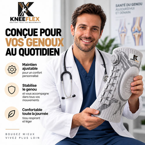 KneeFlex — Genouillère de maintien réglable