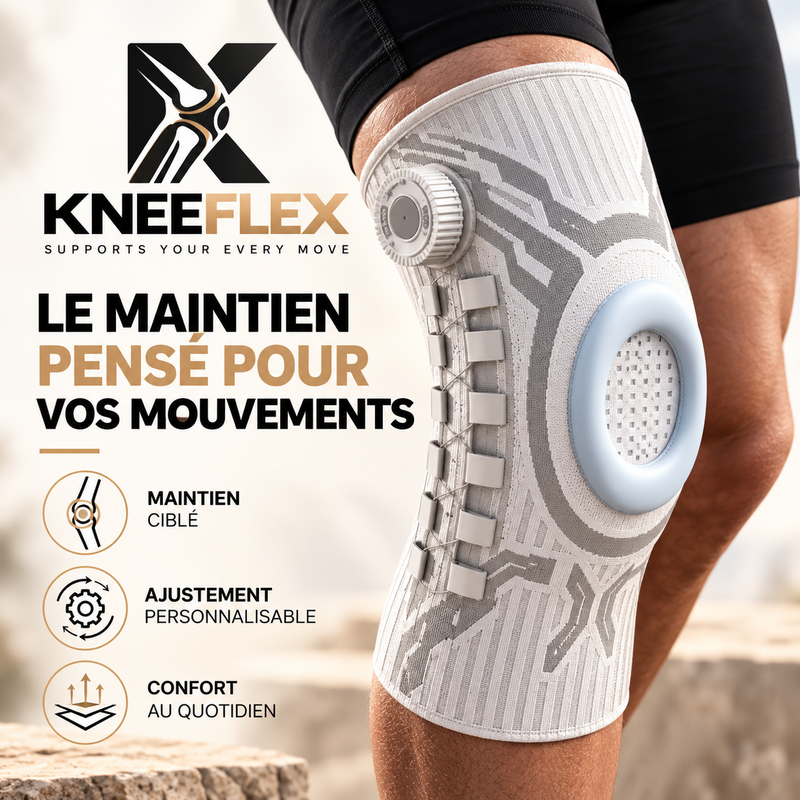 KneeFlex — Genouillère de maintien réglable